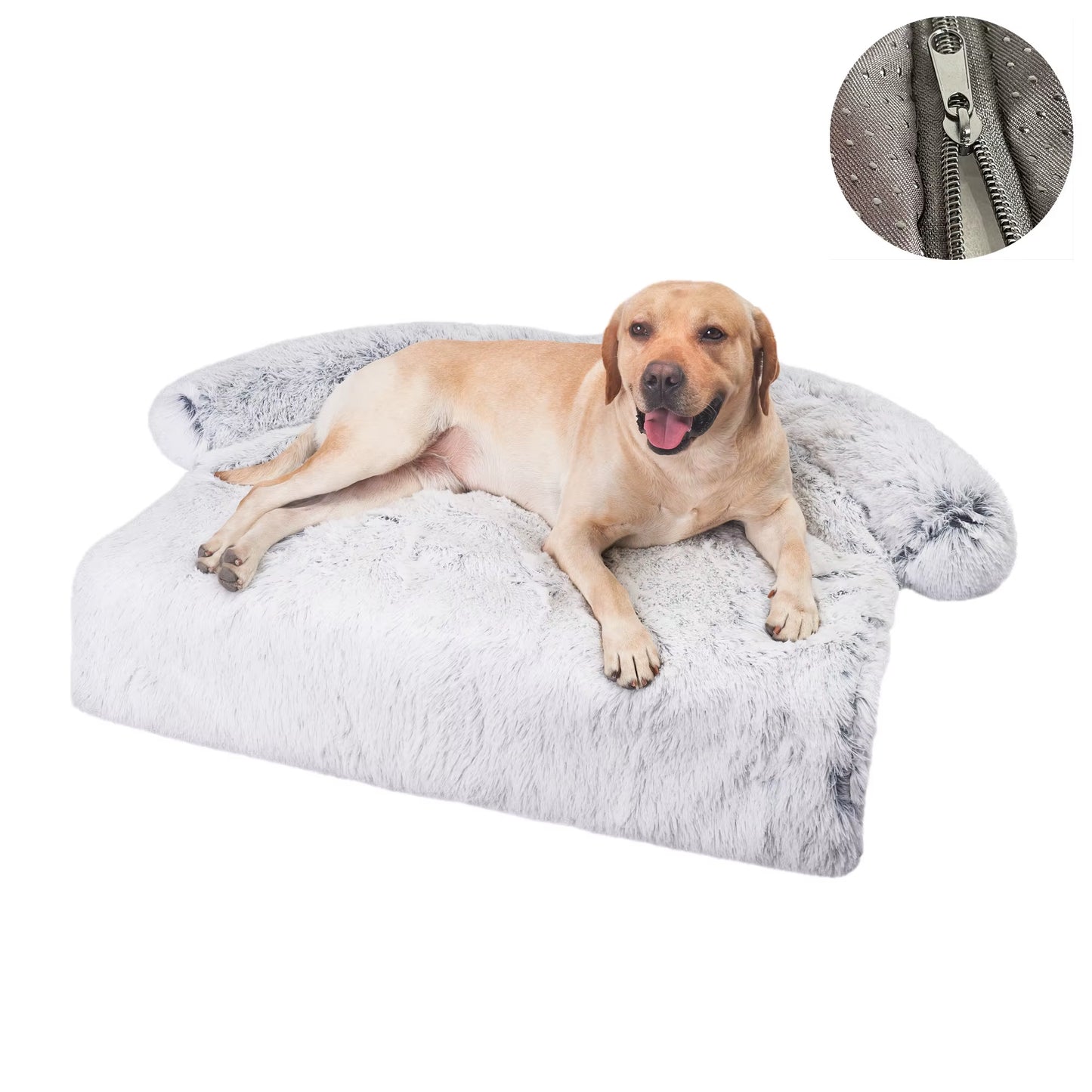 Washable Pet Sofa Blanket, Calming Bed for Large Dogs, Warm Cat Bed Mat, Couches Car Floor, Furniture Protector, Winter